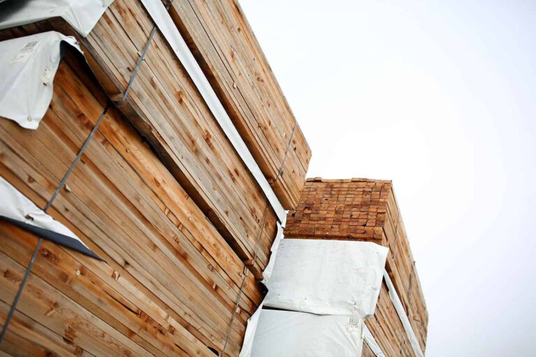 outdoor lumber storage